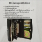 Preview: flevado Portemonnaie Schwarz Damen Leder Geldbörse Damenbrieftasche mit Klippfach RFID Schutz
